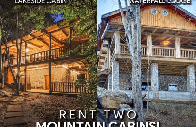 Waterfall Lodge - Huge Mountain Lodge w/ Hot Tub
