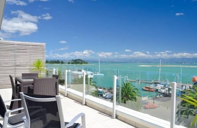 Waterfront apartment on Nelson's seafront