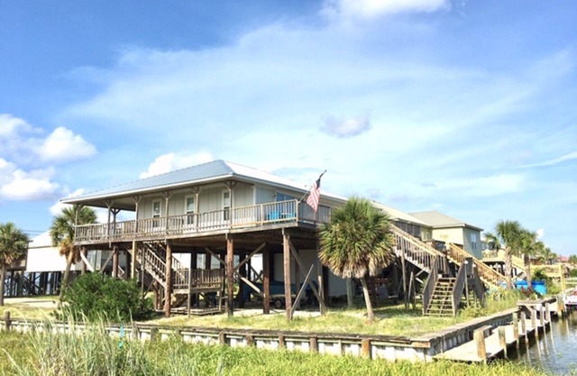 Waterfront beach house