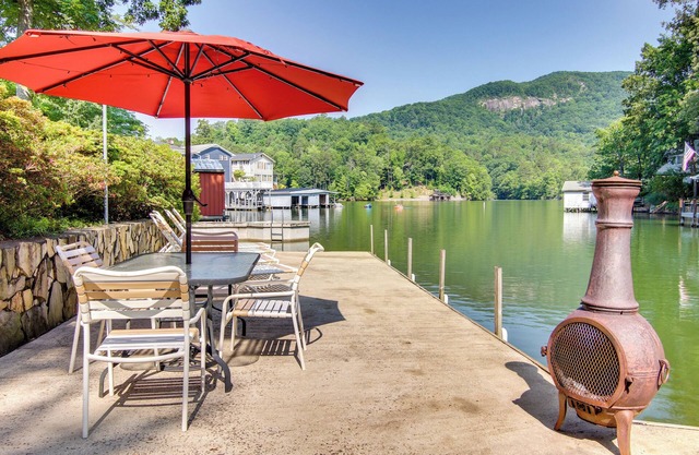 Waterfront Home w/Dock Access on Lake Lure!