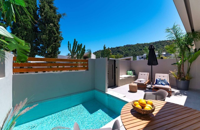 Welcome to Afesou Suites, your perfect sanctuary in the stunning coastal area of Ixia, Rhodes.