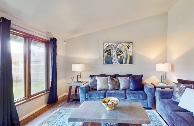 Well-stocked and centrally located home with patio & enclosed yard