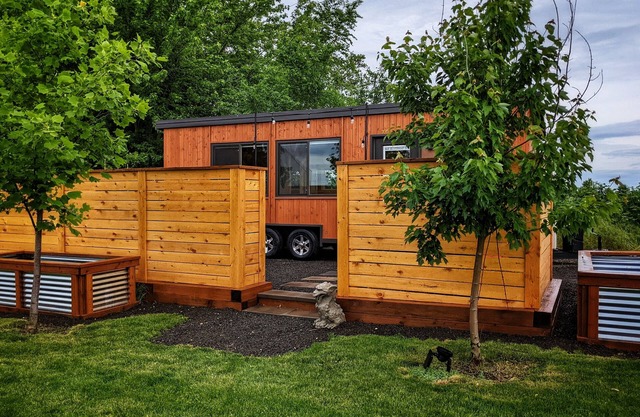 Wine Country Tiny House Located at a Farmhouse Brewery