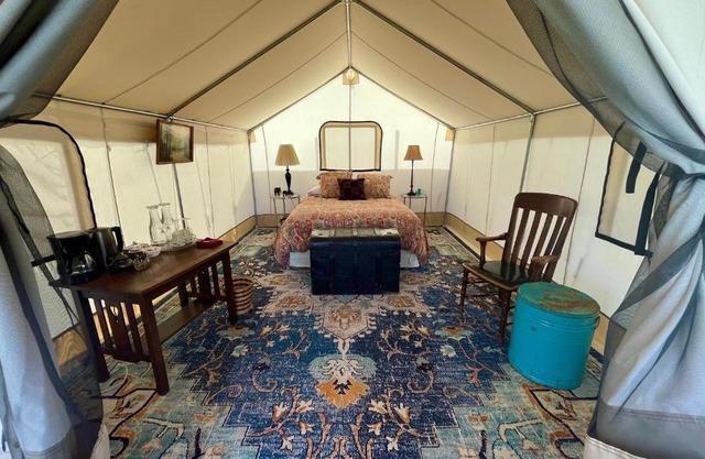 Zinnia Glamping Tent at Zenzen Gardens