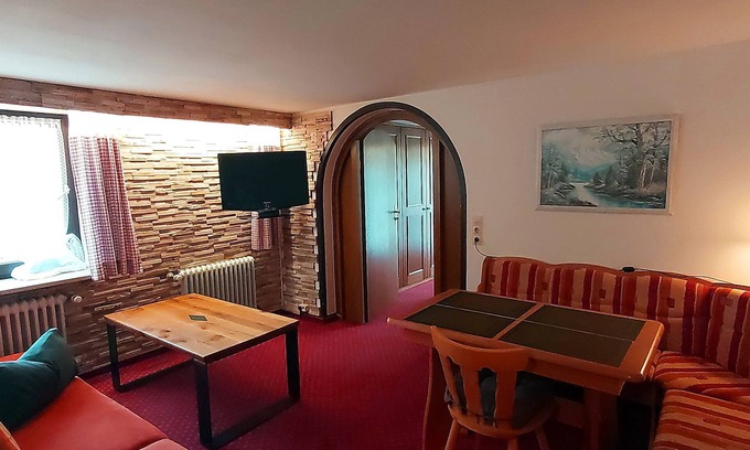 Ruhpolding Apartment | 03, 2-room app. 40sqm, terrace, cooking facilities, handicapped accessible, sep. Entrance