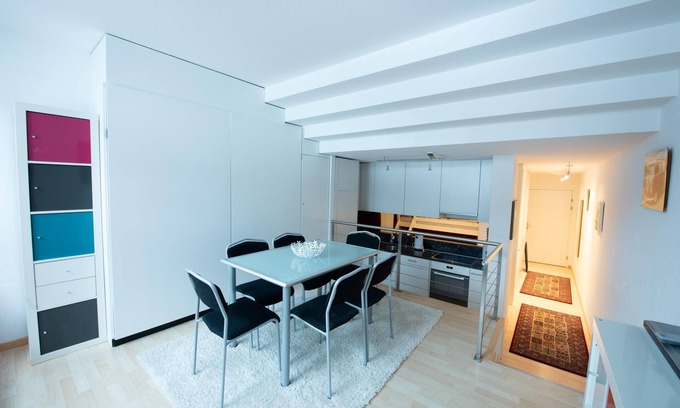 Savognin Apartment | 1.5 room apartment for 1 - 5 people with a beautiful view of Piz Mitgel