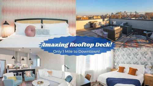 Buena Vista House | 1 Mile to Downtown 4BR 4BA w Rooftop Deck
