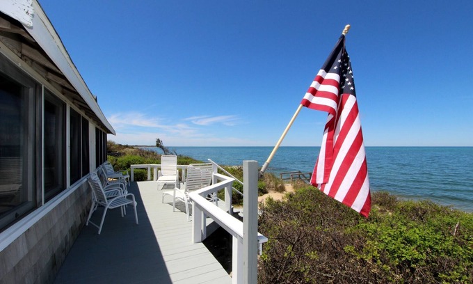 Brewster House | 100 ft. of Private Beach Front on Cape Cod Bay