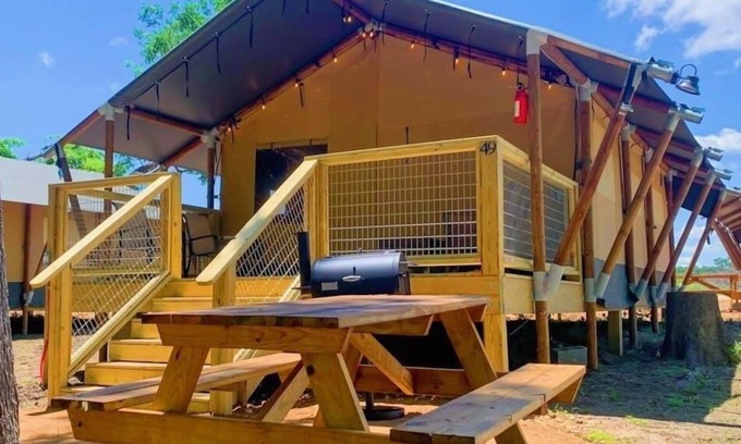 Sutherland Springs Cabin | #15 Son's Rio Cibolo Safari Cabin