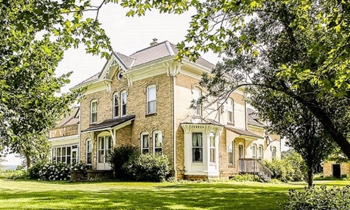 Lone Rock House | 150 Year Old Home Situated in the Picturesque Rolling Hills of Southwest WI