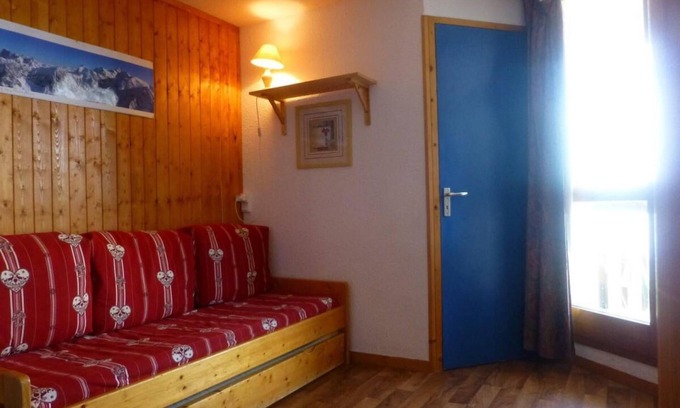 Vallandry Apartment | 150m from ski slopes, 3rd floor, balcony, tv, ski locker, 20m², Peisey-Vallandry