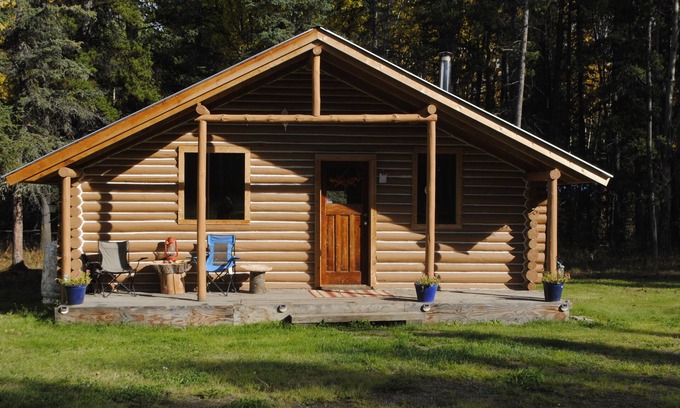Dease Lake Cabin | 16 Mile Cabins Family Log Cabin. Off Grid Wilderness Getaway!