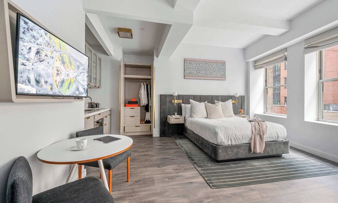 Tribeca Apartment | 17John: Queen Studio Apartment - Disability Access