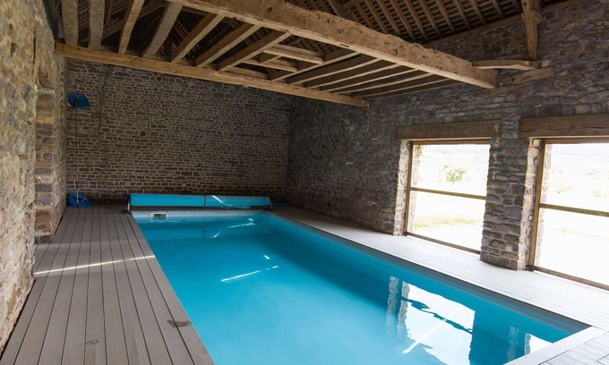 Clecy House | 17th century Manor, Contemporary renovation, Outdoor heated pool