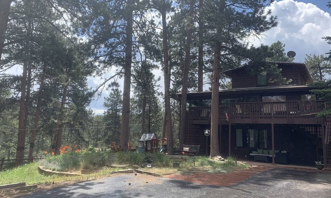 Evergreen Cabin | 1914 Lake Cabin in the Mountains: Walkable to downtown, golf course, and trails