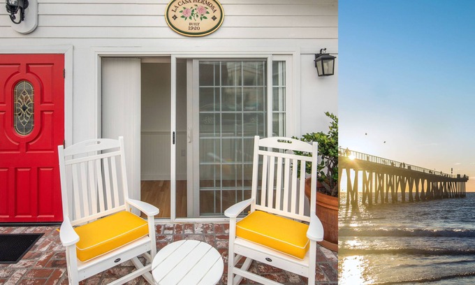 Hermosa Beach House | 1920's OCEAN VIEW Hermosa Beach Casita