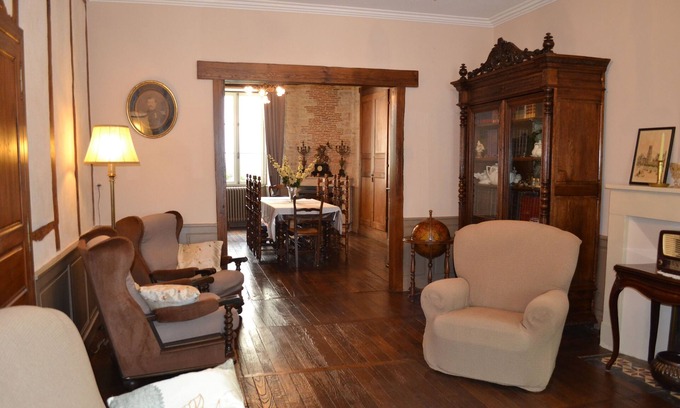 Verteuil-sur-Charente House | 19th century bourgeois residence in the heart of the village, view of the Château de Verteuil