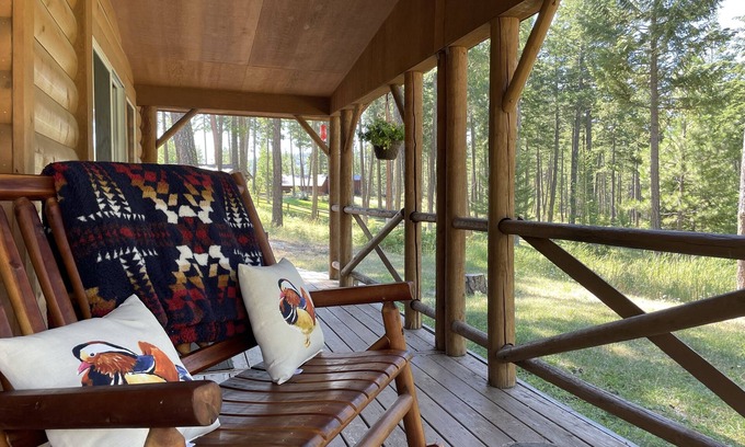 Lakeside Cabin | 2 bedroom, 2 bath cabin nestled in a alpine forest. 5 minutes from Flathead lake