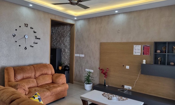 Agara Apartment | 2-bedroom apartment near wipro corporate office Bengaluru with WiFi