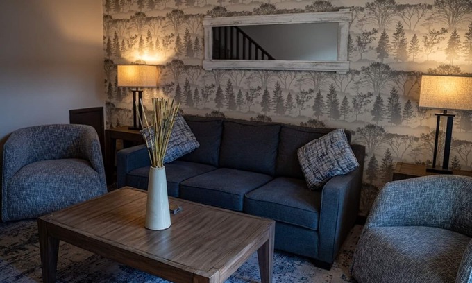 Cougar Creek Condo | 2 Bedroom Condo at Mystic Springs Chalets & Hot Pools