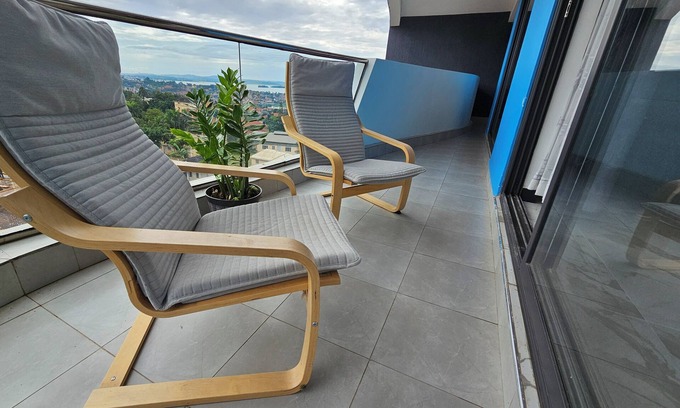 Kampala Condo | 2 bedroom condo in Munyonyo, Kampala. scenic views from our rooftop