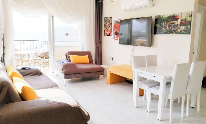 Kargicak Villa | 2-bedroom villa in fabulous Goldcity/Alanya with WiFi, fitness room, AC