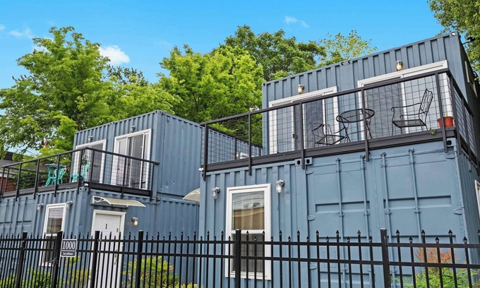 Phoenix Hill Apartment | 2-Story Shipping Container Retreat: Unit #3 & #4