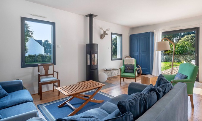 Piriac-sur-Mer House | 200m from beach, house for 6 adults 4 children