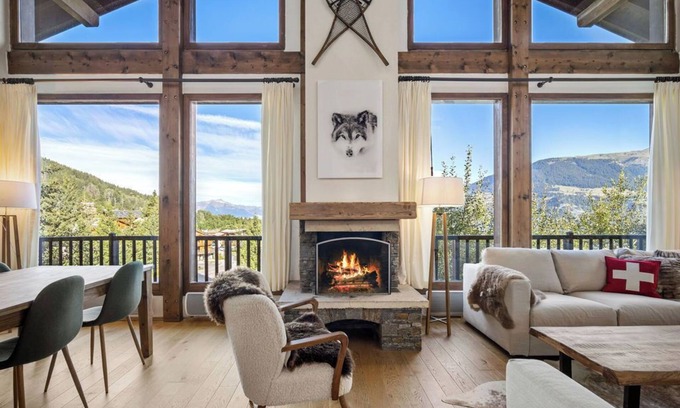 La Perriere Ski Chalet | 200m ski slopes-Chalet Manora -Courchevel La Tania