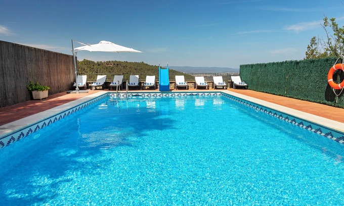 Rocafort Villa | 21 sleeps private pool villa & BBQ near Barcelona