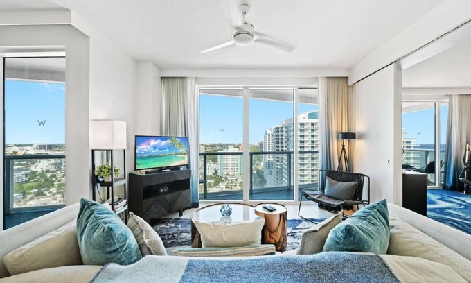 Central Beach Condo | 21st Floor w/Ocean View - Resort Access: 2BR 2BA