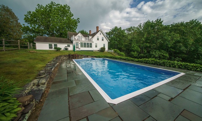 Newcastle Other | 26 Acre Saltwater Farm With Swimming Pool And Dock