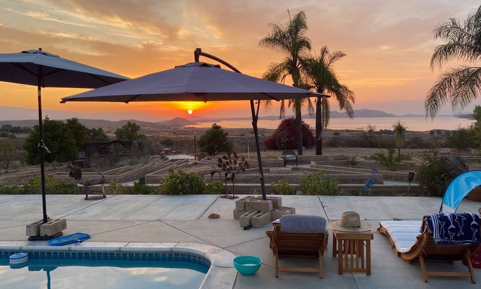 Perris House | 2Bd/2Ba Private Home with Pool, Gorgeous Lake Views on Rural Gated Property