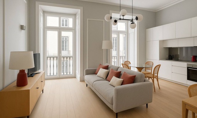 Martires Apartment | 2bed flat with Balcony in Central Lisbon