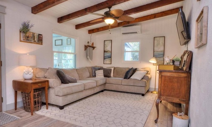 Tranquil Harbour House | 2BR/1BA House - Dog Friendly, Fenced Yard, Walk to Beach/Fishing, Sleeps 6
