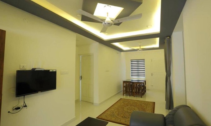 Alwaye Apartment | 2BR Apt Near Rajagiri Hospital W/AC | Sleeps 5