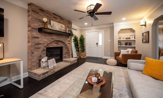 Topeka House | 2BR Collins StayAwhile - Feels Like Home - Modern Furnishings - Big Fenced Yard