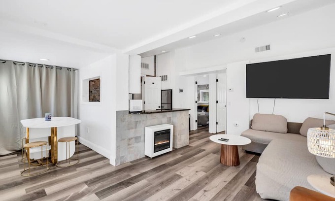 Seaside Heights Apartment | 2BR Modern Coastal Home w/Firepit & Beach Passes| Stylish Bayside Retreat