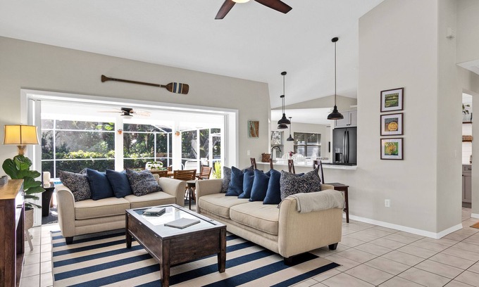 Indian River Shores House | 3/2 Beach House! Pool Hot Tub Bikes Sea Turtle Season & Rocket Launch View