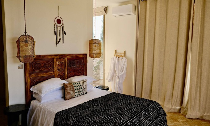 Ghazoua Villa | 3-bedroom Beldi villa in between Ghazoua and Sidi Kaouki with WiFi, AC.