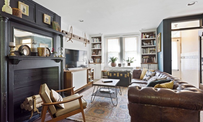 Newbold House | 3-bedroom Character Filled Row Home in Philly a block from the Park