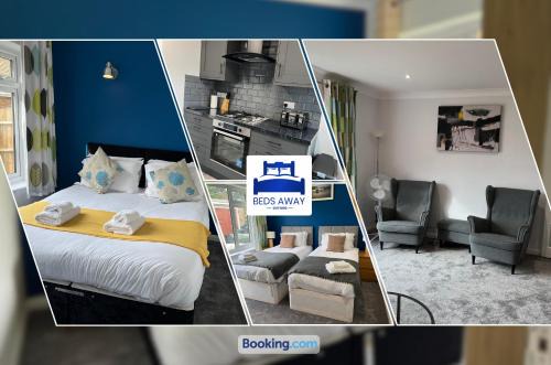 Chalgrove Apartment | 3 Bedroom Cosy Bungalow By Beds Away Short Lets & Serviced Accommodation Chalgrove With Outdoor Dining Area