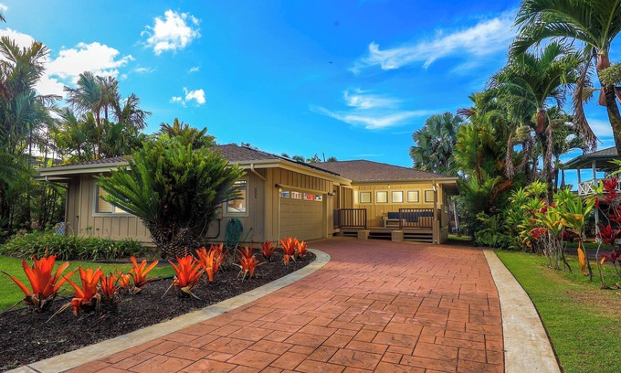 Princeville House | 3 bedroom newly renovated Princeville Home Sleeps 8 with A/C in Each Bedroom