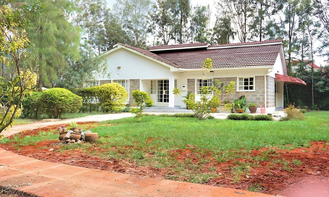 Langata House | 3-bedroom standalone home,spacious garden with daybed,located in Karen, Nairobi.