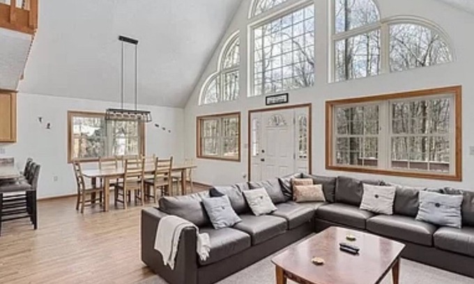 Locust Lake Village House | 3-level home w/open floor plan, hot tub & golf cart access - near everything!