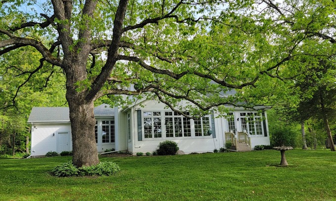 Burlington House | 3000 sq ft home - Private 25 acres on a river - 45 min from Milwaukee or Madison