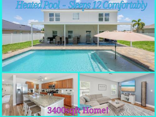 Pelican House | 3400sqft! - Lovely Kitchen - Heated Pool