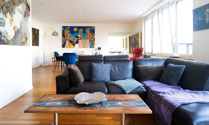 La Fayette-Eble Apartment | 4-bed loft flat, station area - Angers