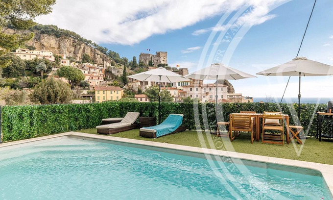 Roquebrune-Cap-Martin House | 4 bedroom villa with private pool and sea view - Roquebrune Cap Martin