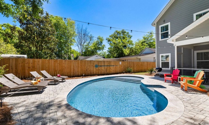 North Charleston House | 4 Bedroom Park Circle Retreat with Pool!